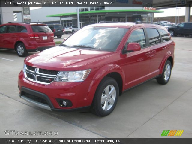 2012 Dodge Journey SXT in Brilliant Red Tri-Coat Pearl