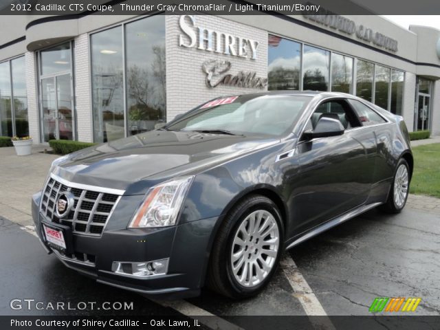 2012 Cadillac CTS Coupe in Thunder Gray ChromaFlair