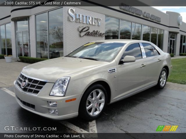 2008 Cadillac STS V6 in Gold Mist