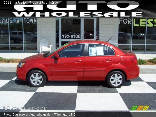 2011 Kia Rio LX in Tropical Red