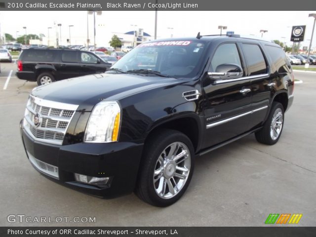 2010 Cadillac Escalade Platinum in Black Raven