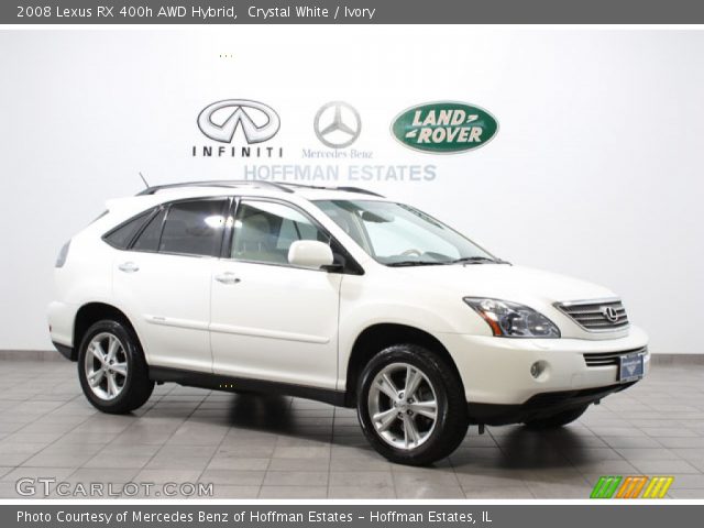 2008 Lexus RX 400h AWD Hybrid in Crystal White