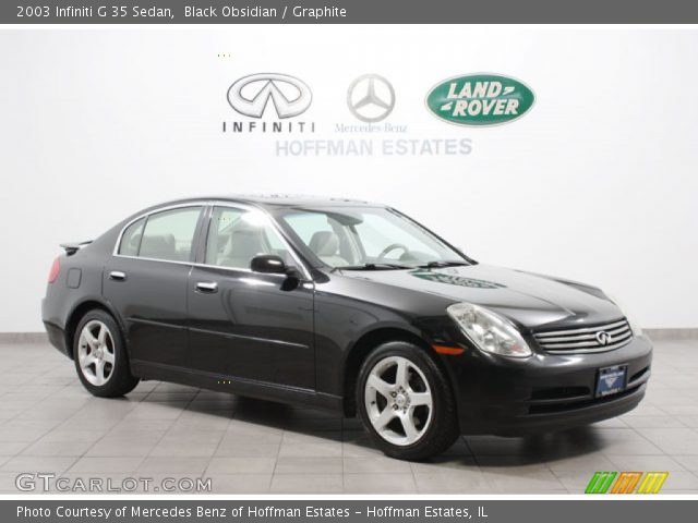 2003 Infiniti G 35 Sedan in Black Obsidian