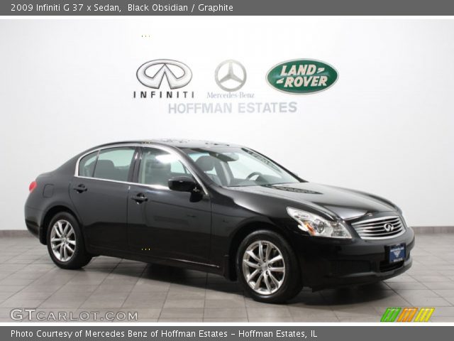 2009 Infiniti G 37 x Sedan in Black Obsidian