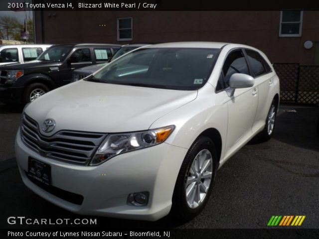 2010 Toyota Venza I4 in Blizzard White Pearl