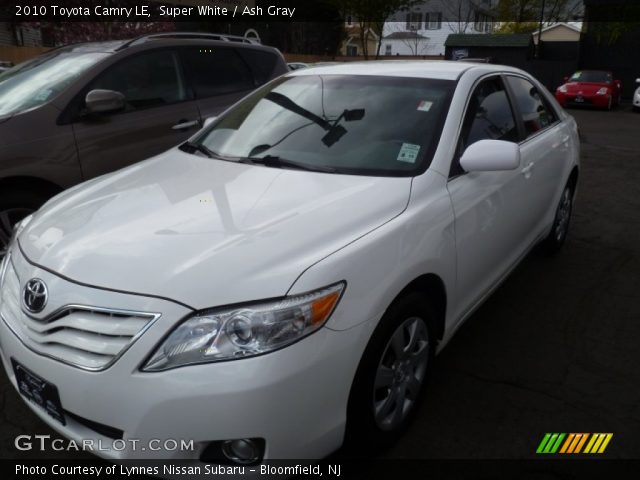 2010 Toyota Camry LE in Super White