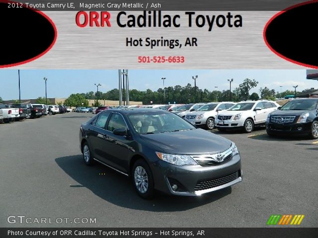 2012 Toyota Camry LE in Magnetic Gray Metallic