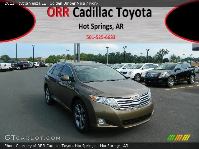 2012 Toyota Venza LE in Golden Umber Mica