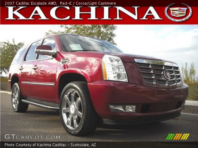 2007 Cadillac Escalade AWD in Red-E