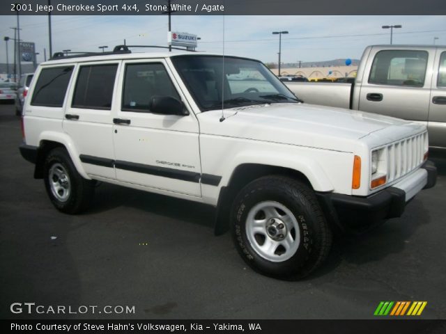 2001 Jeep Cherokee Sport 4x4 in Stone White