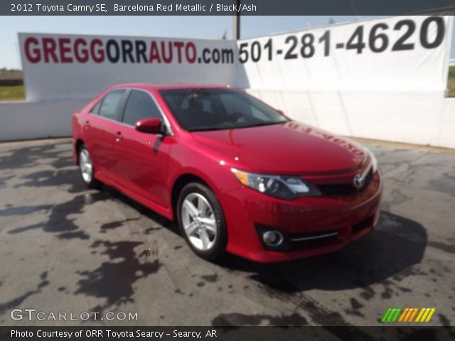 2012 Toyota Camry SE in Barcelona Red Metallic