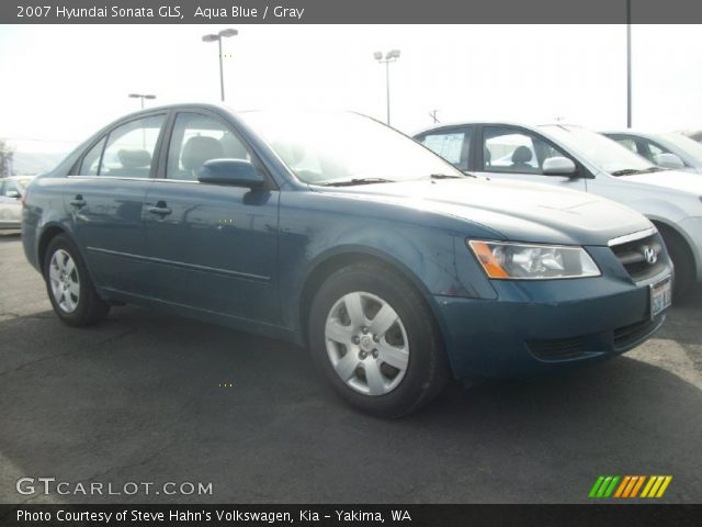 2007 Hyundai Sonata GLS in Aqua Blue