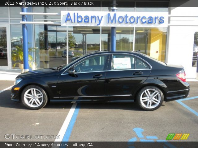 2012 Mercedes-Benz C 250 Sport in Black