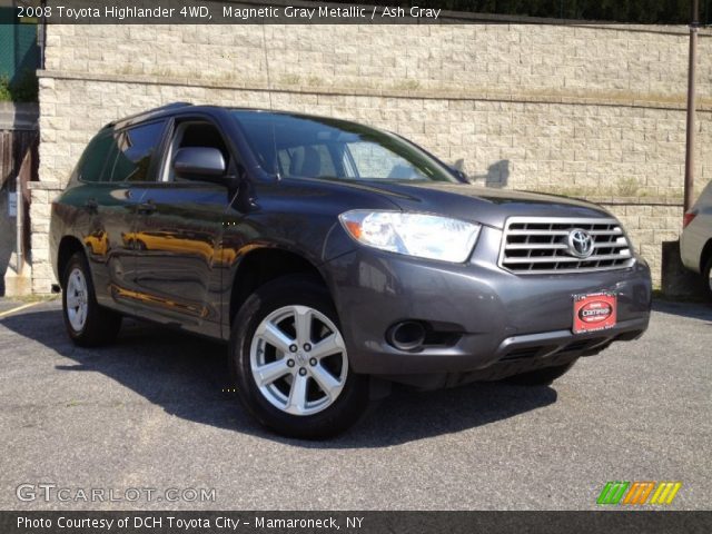 2008 Toyota Highlander 4WD in Magnetic Gray Metallic