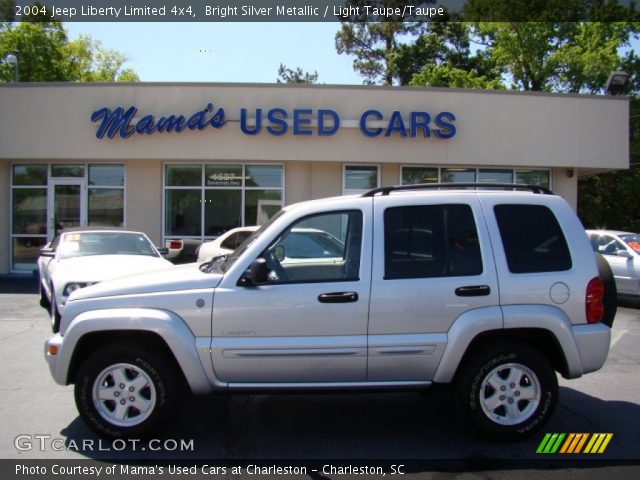 2004 Jeep Liberty Limited 4x4 in Bright Silver Metallic