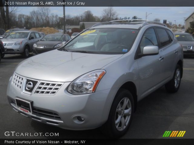 2010 Nissan Rogue SL AWD in Silver Ice