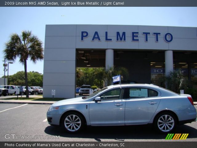 2009 Lincoln MKS AWD Sedan in Light Ice Blue Metallic