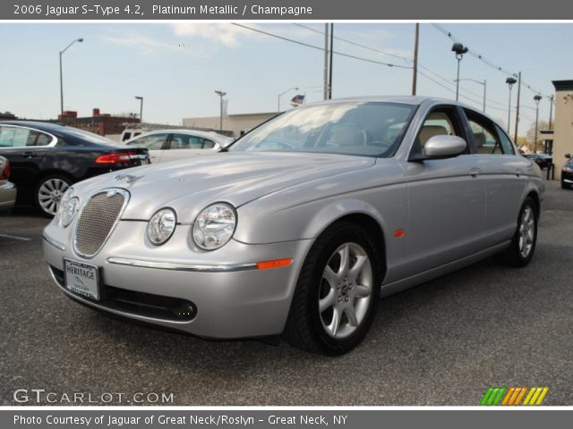 2006 Jaguar S-Type 4.2 in Platinum Metallic