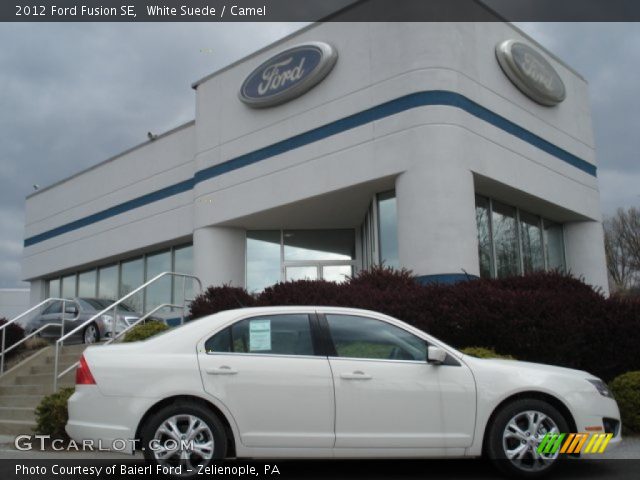 2012 Ford Fusion SE in White Suede