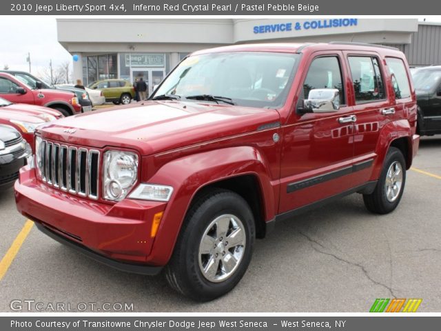 2010 Jeep Liberty Sport 4x4 in Inferno Red Crystal Pearl