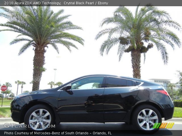 2010 Acura ZDX AWD Technology in Crystal Black Pearl