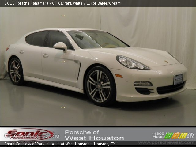 2011 Porsche Panamera V6 in Carrara White