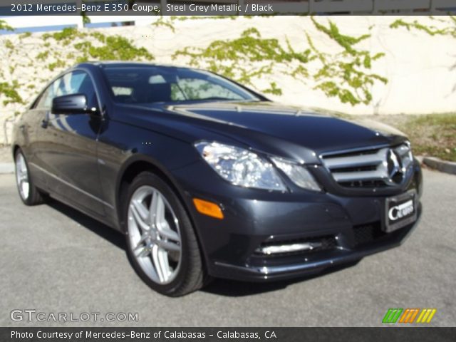 2012 Mercedes-Benz E 350 Coupe in Steel Grey Metallic