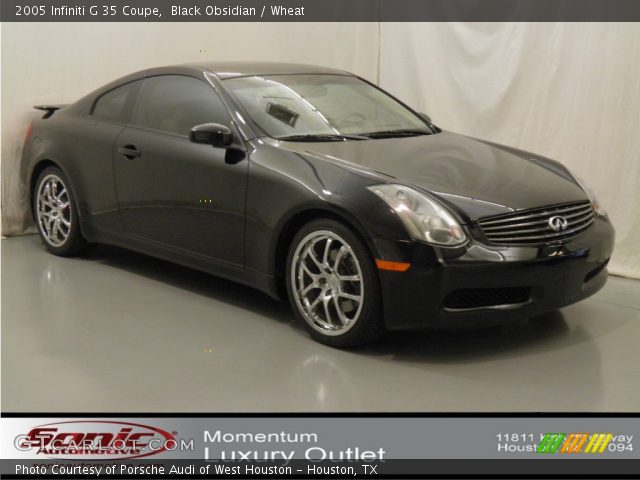 2005 Infiniti G 35 Coupe in Black Obsidian