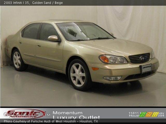 2003 Infiniti I 35 in Golden Sand