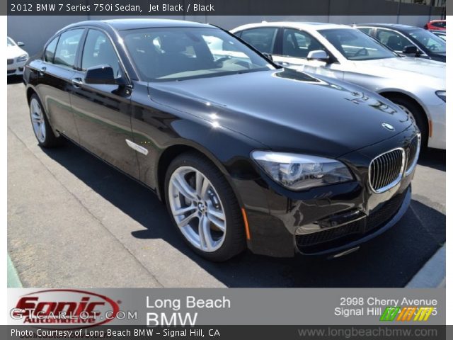 2012 BMW 7 Series 750i Sedan in Jet Black