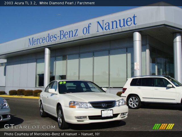 2003 Acura TL 3.2 in White Diamond Pearl