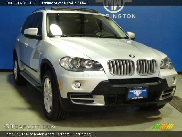 2008 BMW X5 4.8i in Titanium Silver Metallic