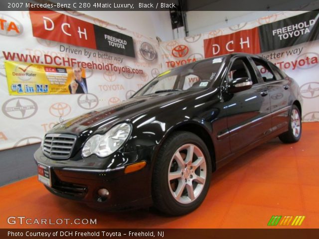 2007 Mercedes-Benz C 280 4Matic Luxury in Black