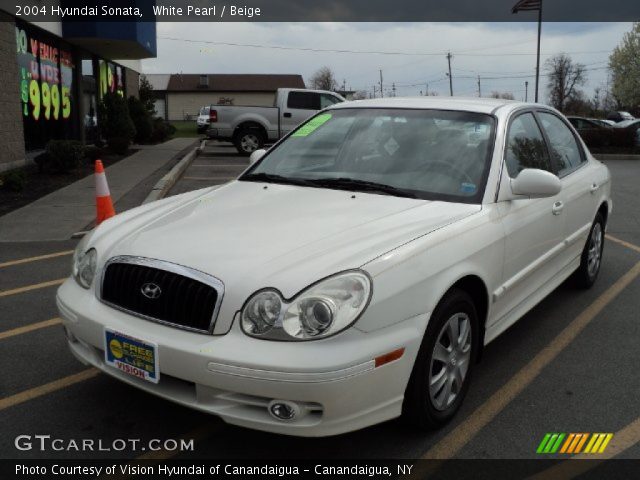 2004 Hyundai Sonata  in White Pearl