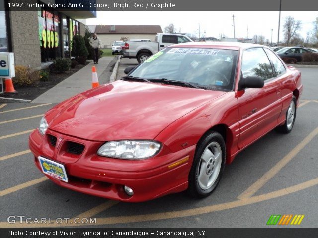 1997 Pontiac Grand Am GT Coupe in Bright Red