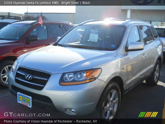 2009 Hyundai Santa Fe Limited 4WD in Bright Silver