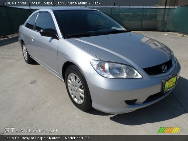 2004 Honda Civic LX Coupe in Satin Silver Metallic