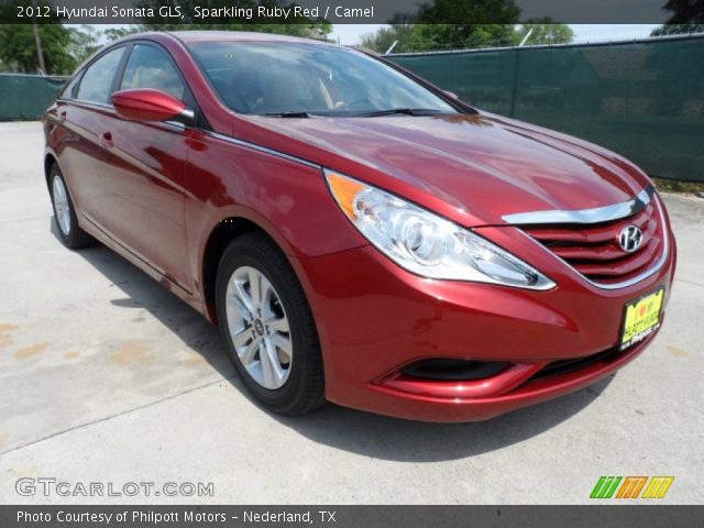 2012 Hyundai Sonata GLS in Sparkling Ruby Red