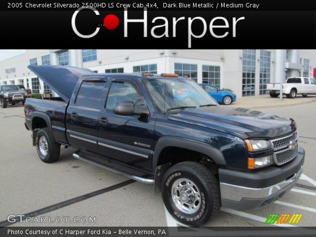 2005 Chevrolet Silverado 2500HD LS Crew Cab 4x4 in Dark Blue Metallic