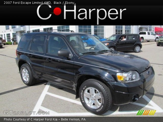 2007 Ford Escape Limited 4WD in Black