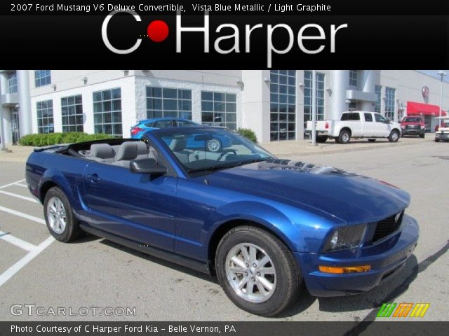 2007 Ford Mustang V6 Deluxe Convertible in Vista Blue Metallic