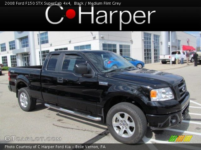 2008 Ford F150 STX SuperCab 4x4 in Black