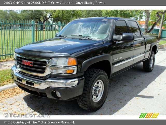 2003 GMC Sierra 2500HD SLT Crew Cab 4x4 in Onyx Black