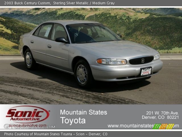 2003 Buick Century Custom in Sterling Silver Metallic
