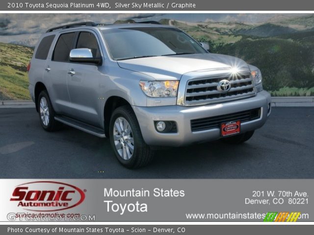 2010 Toyota Sequoia Platinum 4WD in Silver Sky Metallic