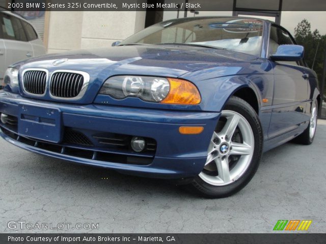 2003 BMW 3 Series 325i Convertible in Mystic Blue Metallic