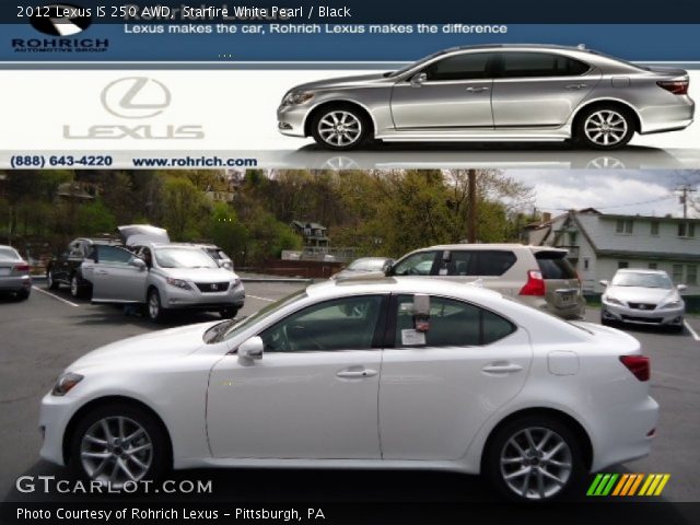 2012 Lexus IS 250 AWD in Starfire White Pearl