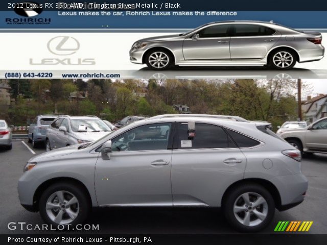 2012 Lexus RX 350 AWD in Tungsten Silver Metallic