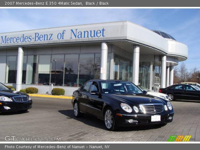 2007 Mercedes-Benz E 350 4Matic Sedan in Black