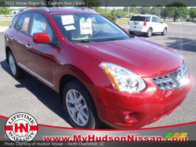 2012 Nissan Rogue SL in Cayenne Red
